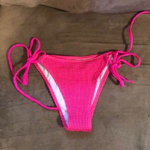 Hot pink shrub bathing suit bottom